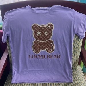 Lover Bear Purple T-Shirt